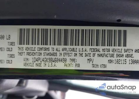 2011 Dodge Nitro Heat z USA, uszkodzony, nr VIN 1D4PU4GK9BW604490